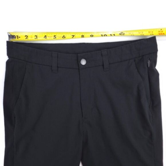 LULULEMON Commission Pant Slim *Light 34" Black Minimal Casual Essential Basics - Picture 3 of 7